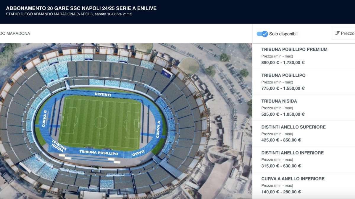 Abbonamenti 2024/25, procede a gonfie vele la vendita: già sold out le curve superiori!