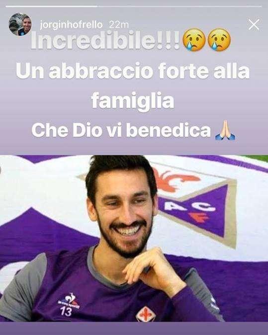 FOTO - Jorginho sconvolto: "Incredibile, che tutti possano ricordarti con questo sorriso"