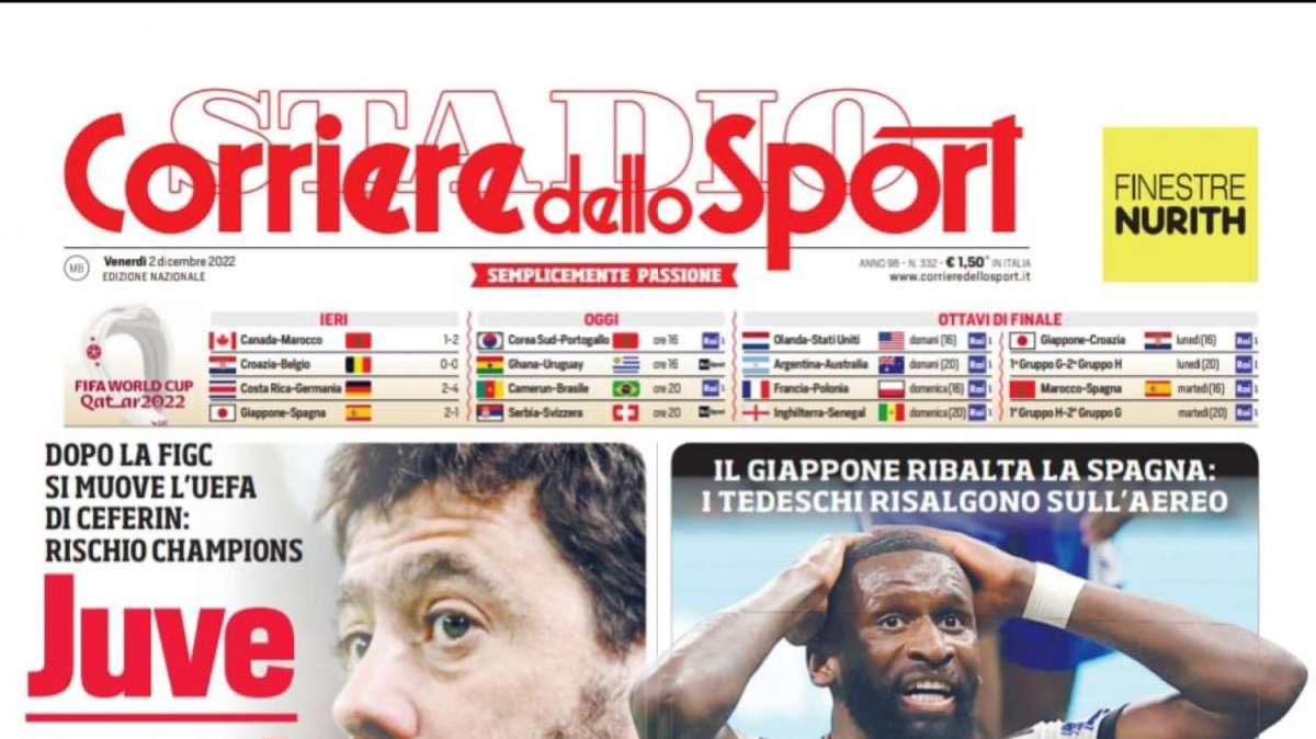 PRIMA PAGINA - Cds apre con le parole di Zielinski: “Napoli, faremo la storia”