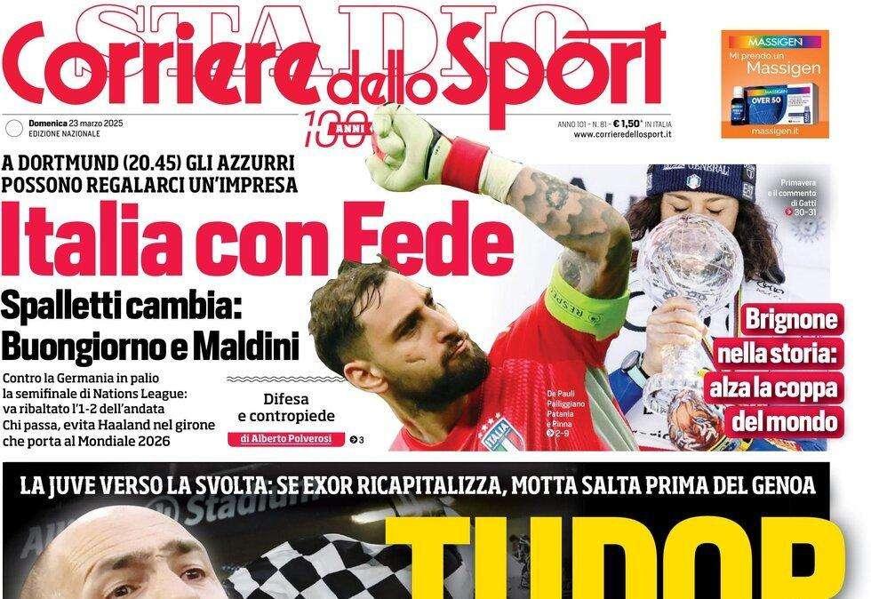 Corriere dello Sport: "Tudor ci sta! Napoli, mercato da 150mln"