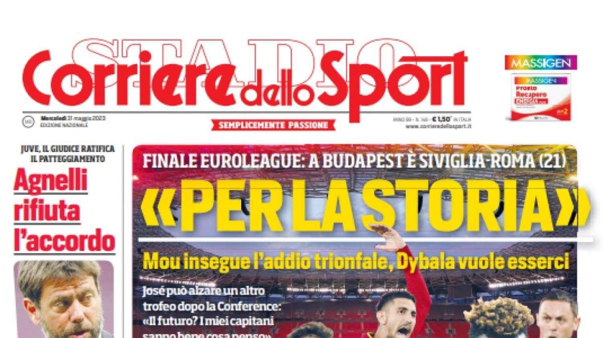 PRIMA PAGINA - CdS: "Napoli, fa tutto De Laurentiis"
