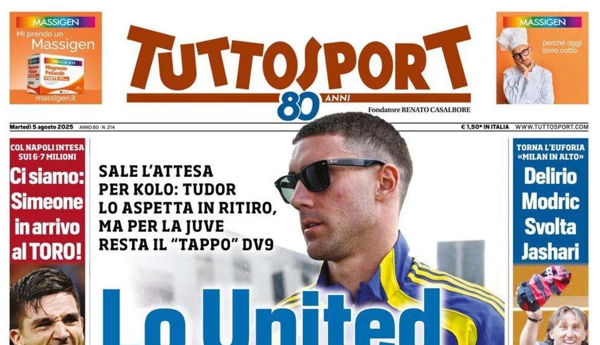 Simeone-Torino ad un passo, Tuttosport: "Si chiude per 6-7 milioni col Napoli"