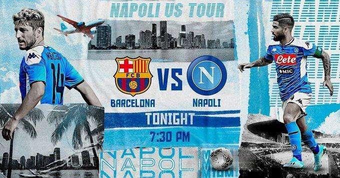 Napoli-Barcellona, ecco come seguirla: diretta testuale su Tuttonapoli