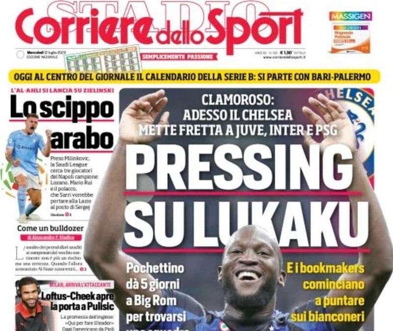 PRIMA PAGINA - CdS: "L'Al-Ahli si lancia su Zielinski"