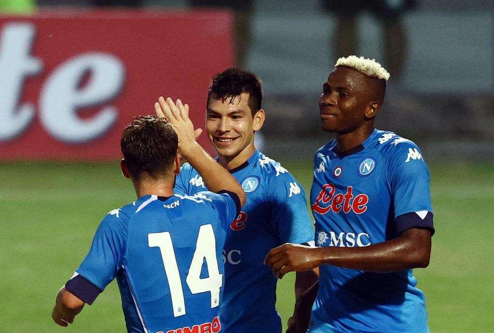 11-0 anche all'Aquila: che esordio per Osimhen, tripletta dopo 8 minuti!