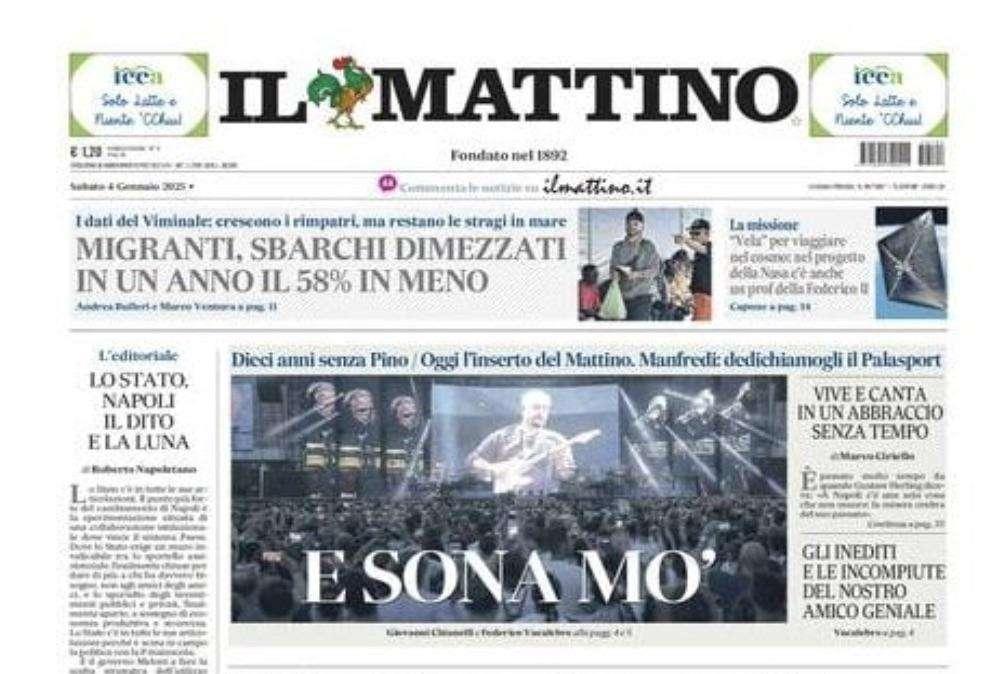 Il Mattino: "Gioco di squadra"