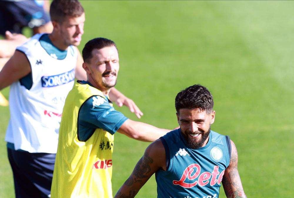 Castel Volturno, il report del club: buone notizie da Insigne, ha svolto tutta la seduta in gruppo