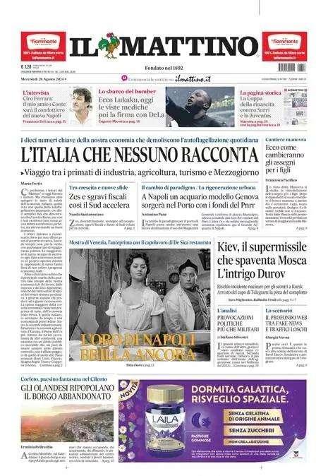 Il Mattino: "Ecco Lukaku, oggi le visite mediche poi la firma con DeLa"