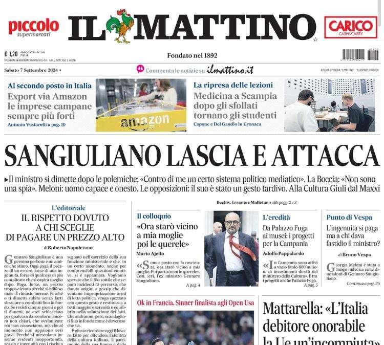 Il Mattino: "Azzurri super!"