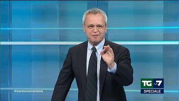 Mentana contro Conte: "Se avessimo saputo della sua uscita, non avremmo mandato in onda quella parte"