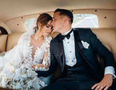 FOTO - Zielinski dopo il matrimonio: "Grazie a tutti per l'organizzazione del nostro sogno"