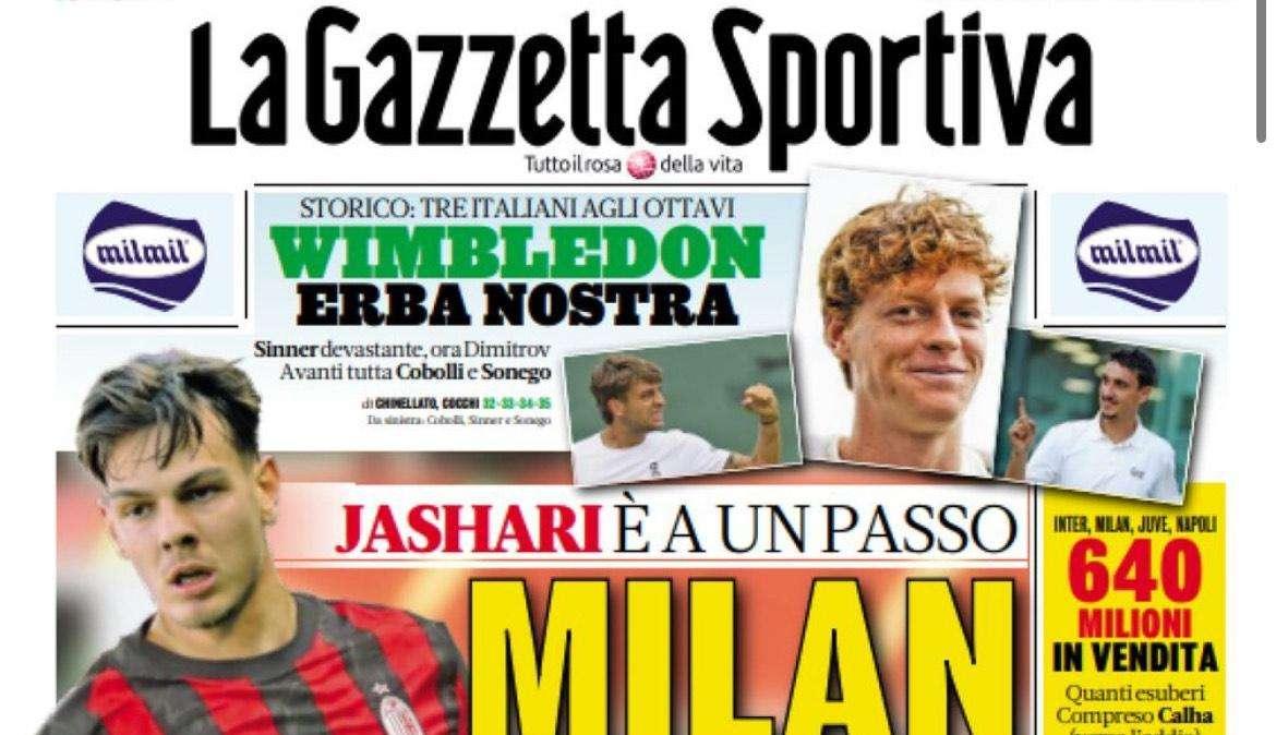 Gazzetta dello Sport sul prossimo rinforzo: "Milan, arrivo"