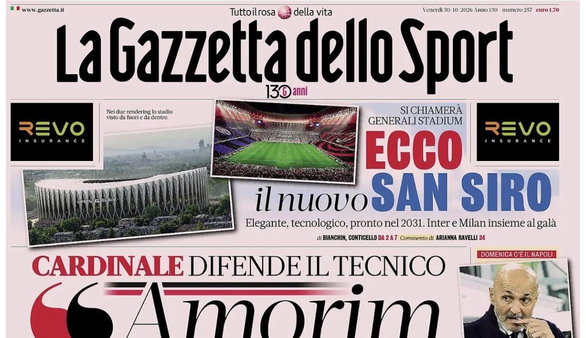 "Crisi Juve, club furioso e Spalletti in bilico": la prima de La Gazzetta dello Sport