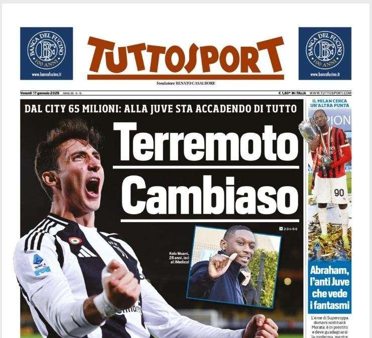 Tuttosport: "Terremoto Cambiaso: alla Juve sta accadendo di tutto"