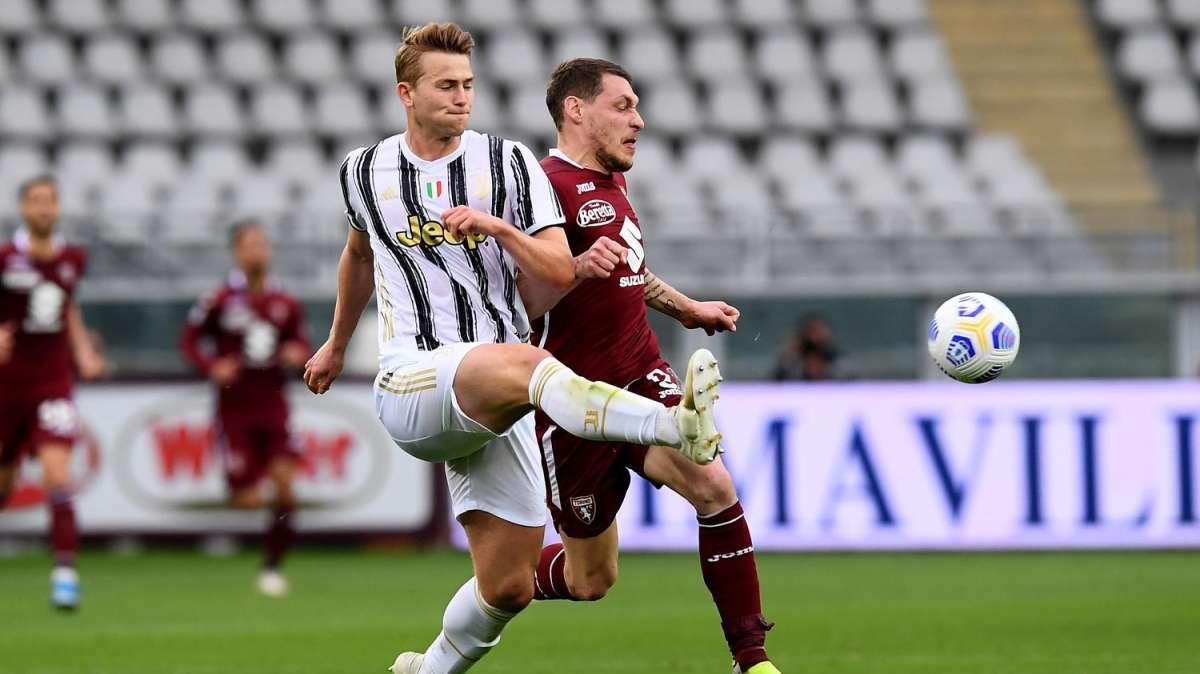 Polemiche social contro Mazzoleni per un contatto de Ligt-Belotti: tifosi Torino in rivolta