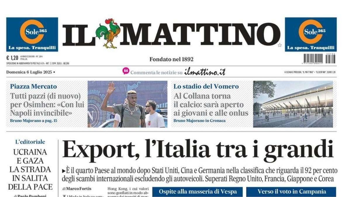 Il Mattino: “Tutti pazzi (di nuovo) per Osimhen: ‘Con lui Napoli invincibile’”