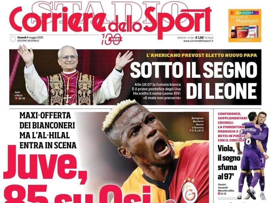 Corriere dello Sport - Maxi offerta della Juve per Osimhen 
