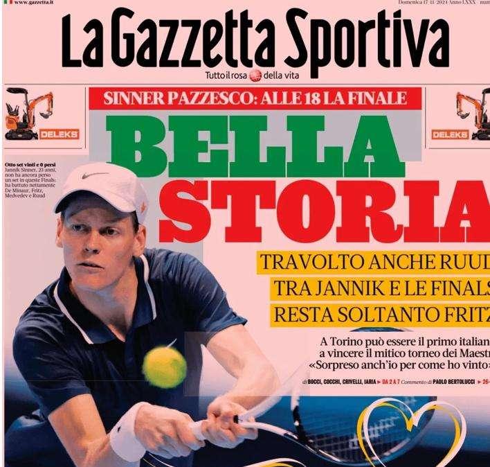 Gazzetta dello Sport su Italia-Francia: "Luci (azzurre) a San Siro"