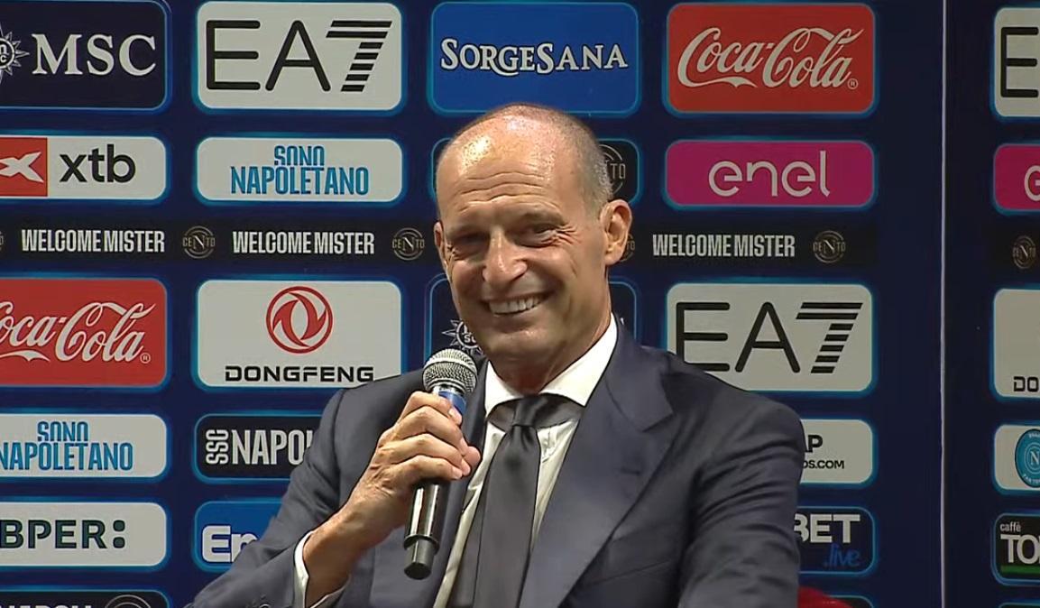 La battuta di Allegri su Hojlund: "L'anno scorso l'ho scansato, quest'anno l'ho preso..."