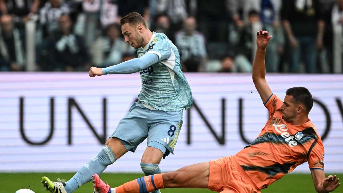 La Juve non passa nonostante l'uomo in più: finisce 1-1 con l'Atalanta