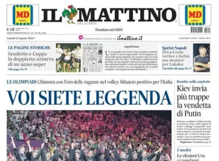 Il Mattino: "ADL-Conte, vertice ad Ischia. Ore decisive per Lukaku"