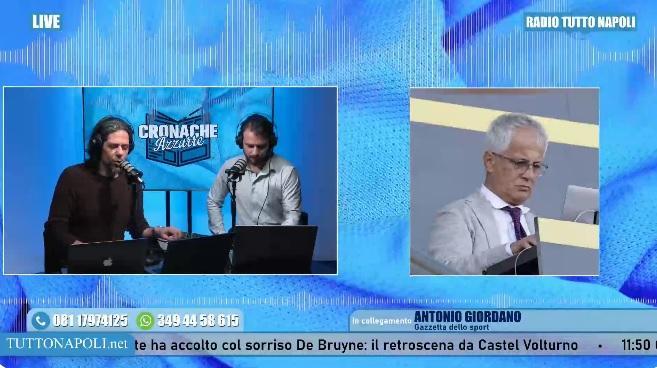 Futuro Conte, Giordano: "Il Napoli è di ADL e la linea la decide lui. Su Sarri…”