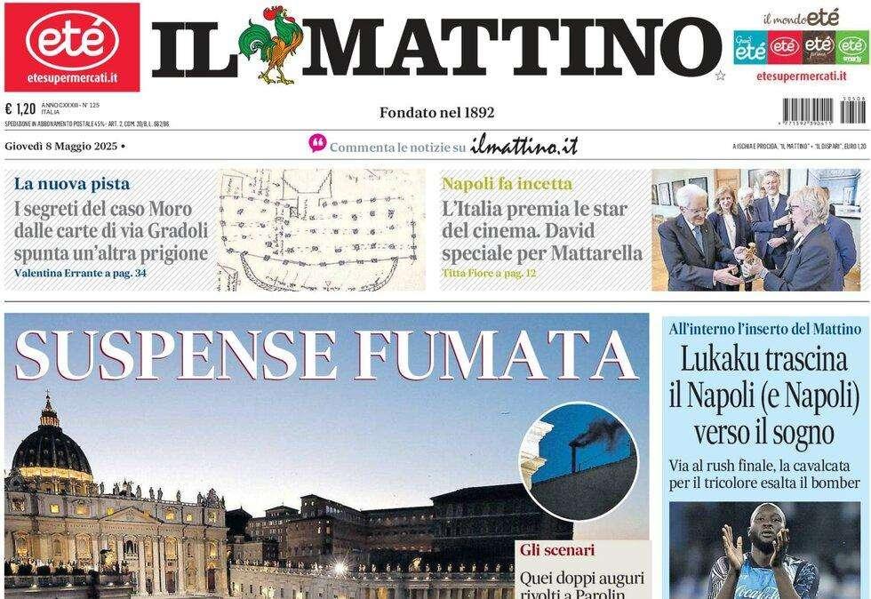 Il Mattino: "Lukaku trascina il Napoli (e Napoli) verso il sogno"