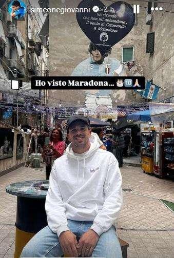 Anche il Cholito celebra Diego: "Ho visto Maradona" 