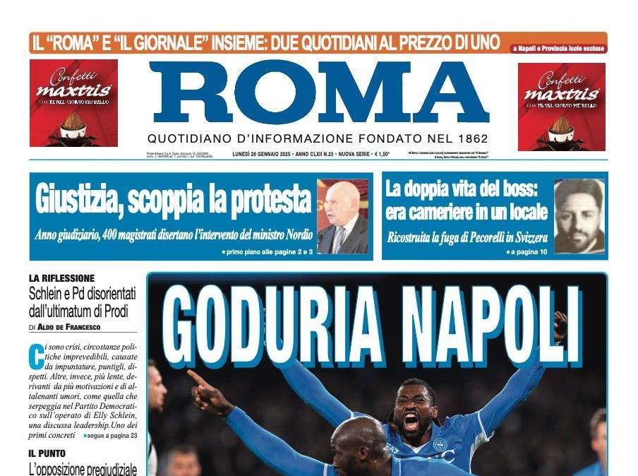 Il Roma: "Goduria Napoli"