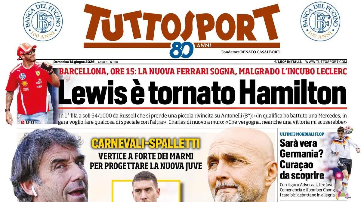 Tuttosport apre col prossimo vertice Carnevali-Spalletti: "Riparliamo anche di Vlahovic"