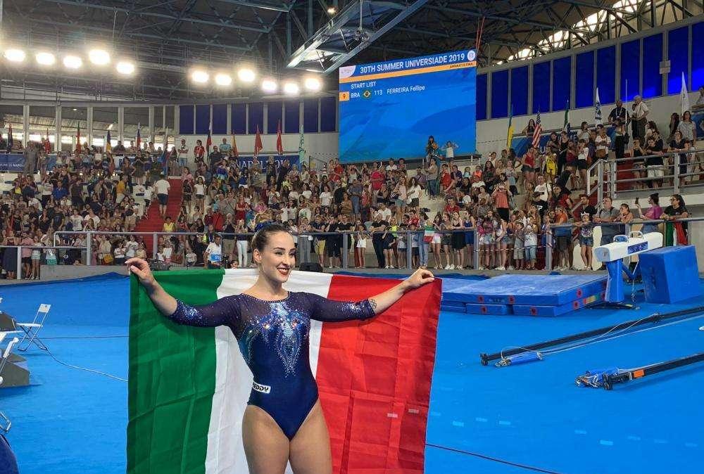Universiadi, la Felito oro nel corpo libero: "Che accoglienza il tifo di Napoli!" 