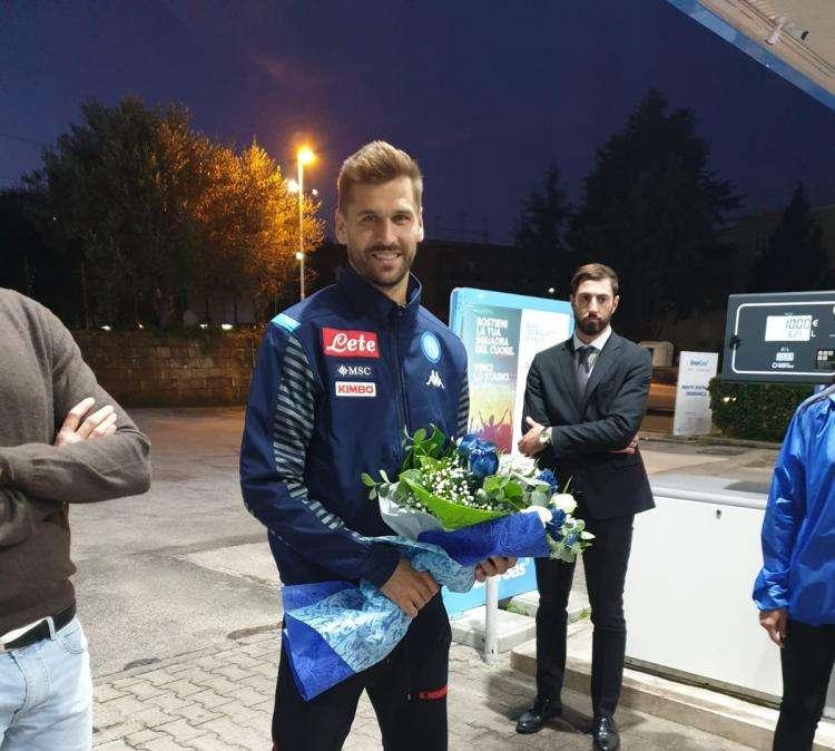 FOTO - Incontro con i tifosi per Llorente: visita dello spagnolo ad una stazione Energas