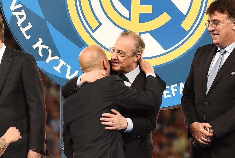 Florentino Perez prima dello stop Superlega: "Non temo che qualche club si tiri fuori"