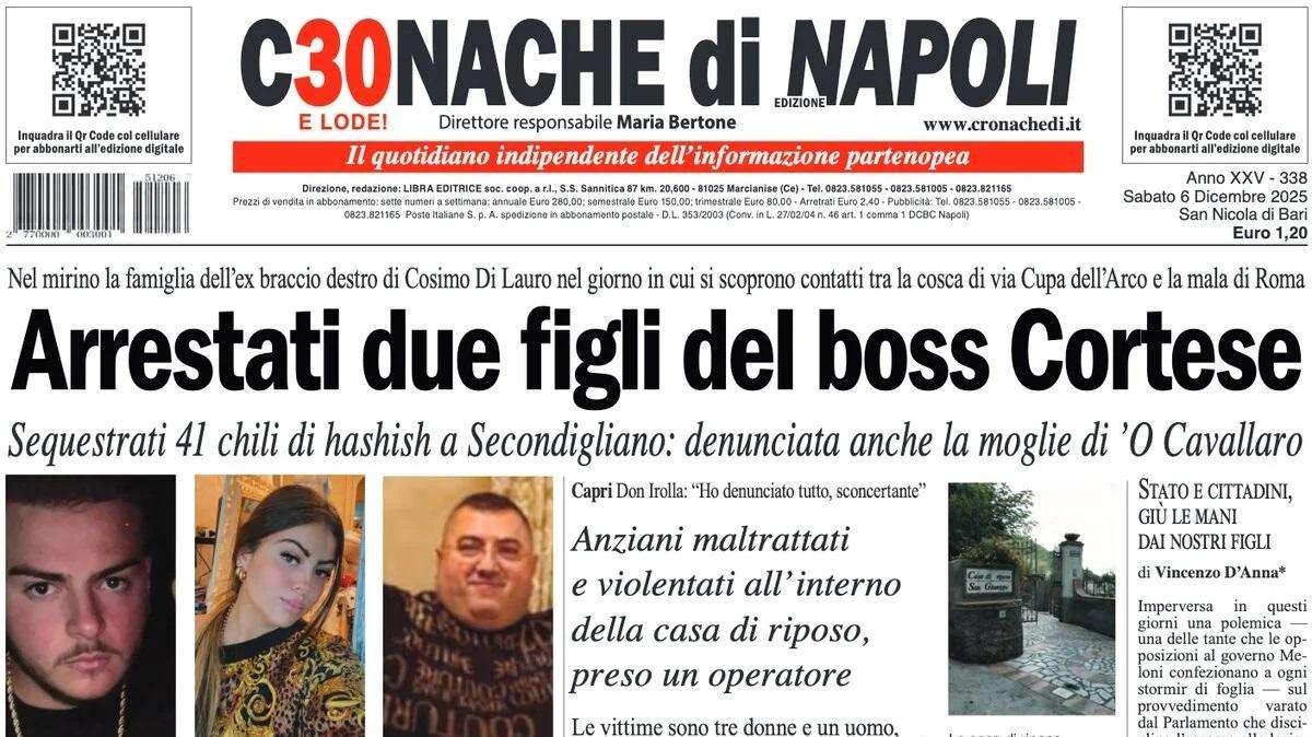 Cronache di Napoli: "Crocevia Scudetto. Conte vuole chiudere imbattuto in casa"
