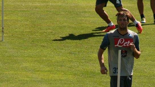 FOTO TN – Michu in campo! Primo allenamento azzurro per l’attaccante spagnolo