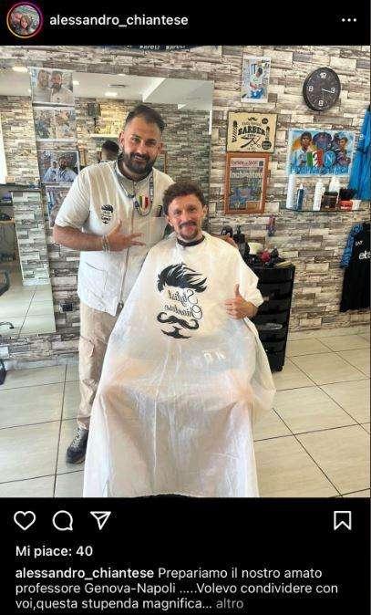 FOTO - Mario Rui realizza il sogno di un barbiere: ecco il suo nuovo look