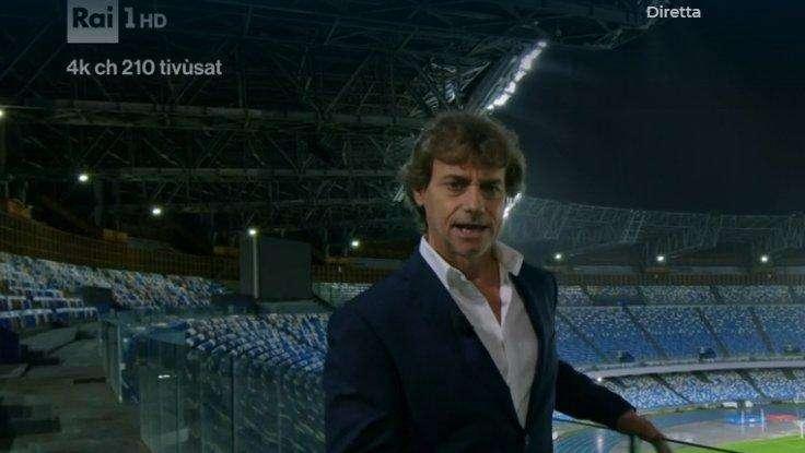 Grande successo per "Stanotte a Napoli" su Rai 1: Alberto Angela anche al Maradona con Bagni