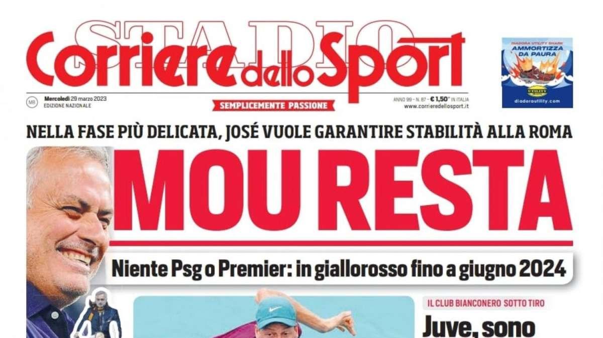 PRIMA PAGINA - CdS: "Osi-Maignan, extraterrestri al Maradona"