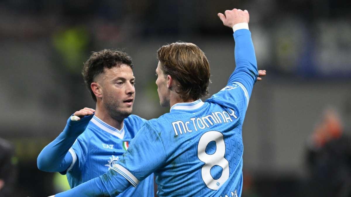 Ci pensa ancora Scott! Il Napoli la pareggia subito con McTominay!