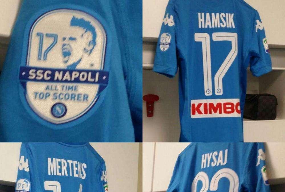 FOTO - Crotone-Napoli, svelate le divise: ecco la maglia celebrativa per Hamsik