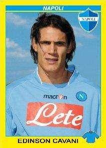 Napoli, la fantasia dei tifosi: ecco la figurina di Cavani
