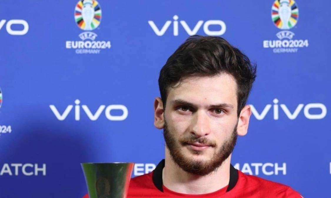 Georgia-Portogallo, Kvara è il Migliore in campo per la UEFA