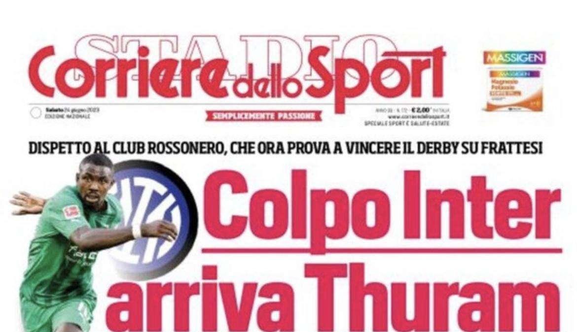 PRIMA PAGINA - Corriere dello Sport: “Osimhen-Napoli, il patto”