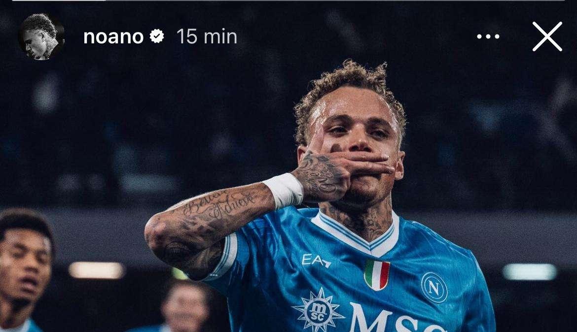 Noa Lang, indizio sul futuro? Lo scatto postato sui social