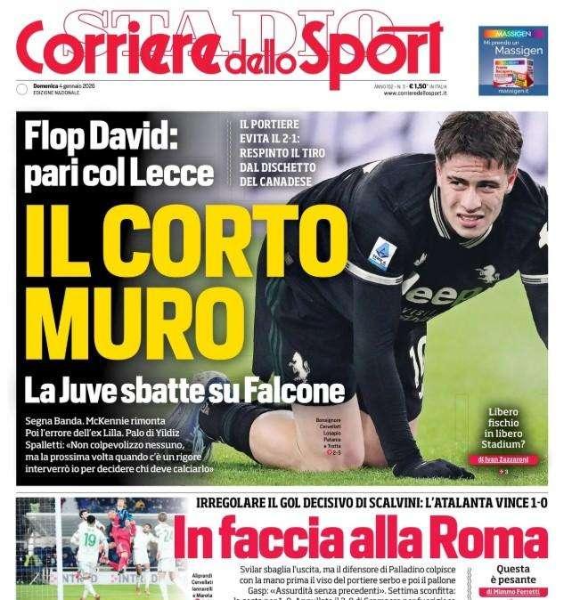 Corriere dello Sport titola: "Napoli, il derby di Sarri"