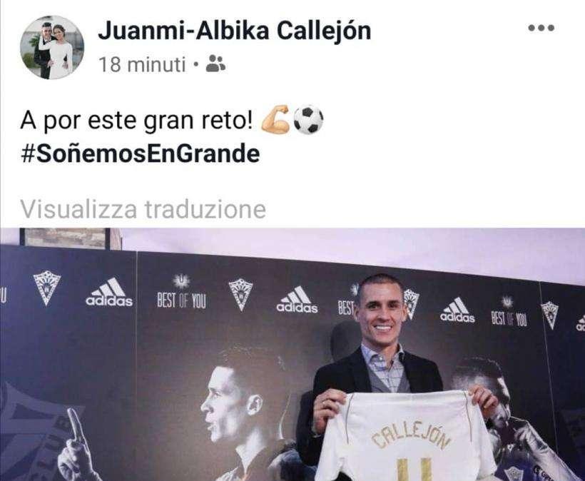 FOTO - Nuova avventura per il fratello di Callejon: ha firmato per il Marbella