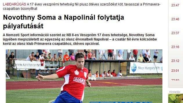 UFFICIALE - Depositato il contratto di Novothny