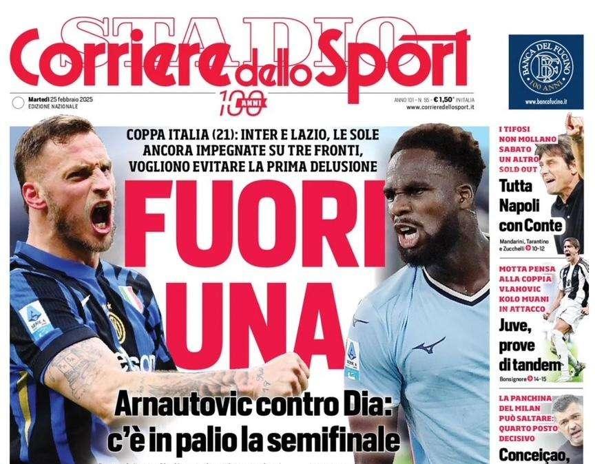 Corriere dello Sport: "Tutta Napoli con Conte"