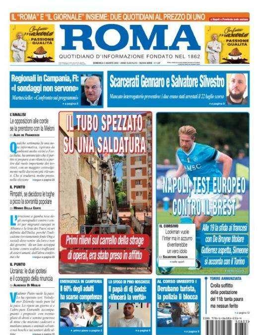 Il Roma verso l'amichevole: "Napoli, test europeo contro il Brest"