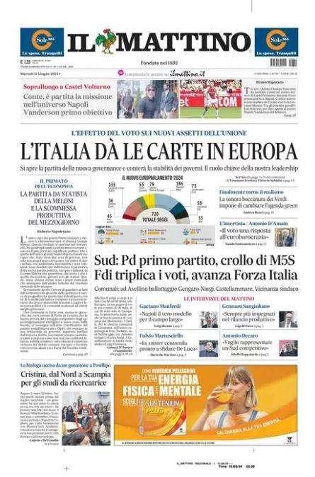 Il Mattino: "Conte, è partita la missione Napoli. Vanderson primo obiettivo"